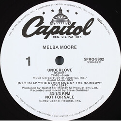 Melba Moore Underlove USED VINYL 12INCH PROMO 33 S RPM