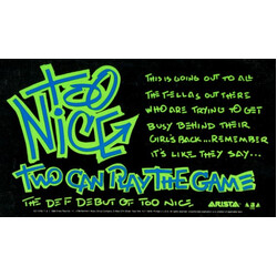 Too Nice Two Can Play The Game VINYL 12" USED