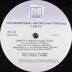 Vanity Pretty Mess USED VINYL 12INCH 33 S RPM PROMO