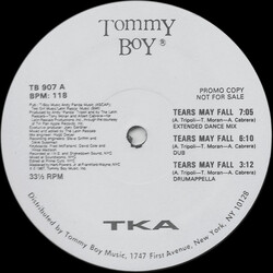 TKA Tears May Fall VINYL 12" USED