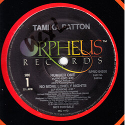 Tamika Patton Number One / No More Lonely Nights / Your Precious Love USED VINYL 12"