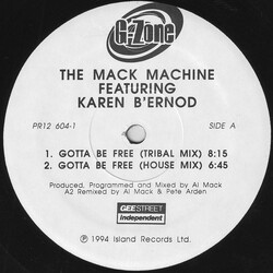 Al Mack / Karen Bernod Gotta Be Free USED VINYL 12INCH 33 S RPM PROMO