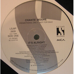 Chanté Moore It's Alright USED VINYL 12INCH 33 S RPM PROMO