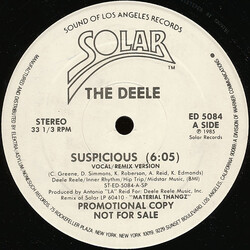 The Deele Suspicious USED VINYL 12INCH 33 S RPM PROMO