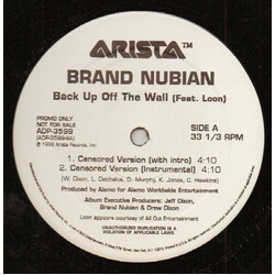 Brand Nubian / Loon Back Up Off The Wall USED VINYL 12INCH PROMO 33 S RPM
