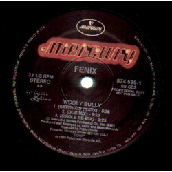 Fenix (15) Wooly Bully USED VINYL 12INCH 33 S RPM PROMO