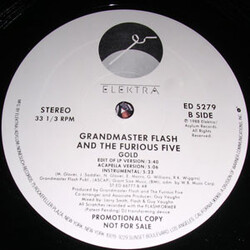 Grandmaster Flash & The Furious Five Gold USED VINYL 12INCH PROMO