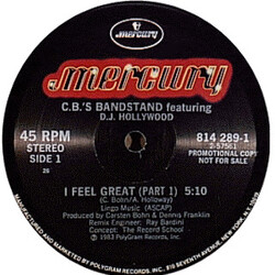 Carsten Bohn's Bandstand / DJ Hollywood I Feel Great USED VINYL 12INCH 45 RPM PROMO