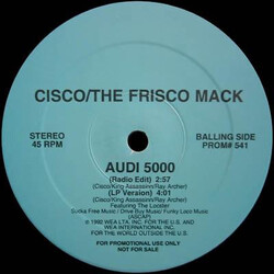 Don Cisco Audi 5000 VINYL 12" USED