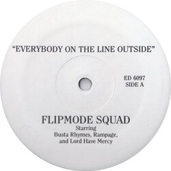 Flipmode Squad Everybody On The Line Outside / Run For Cover VINYL 12" USED