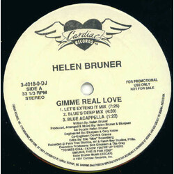 Helen Bruner Gimme Real Love VINYL 12" USED