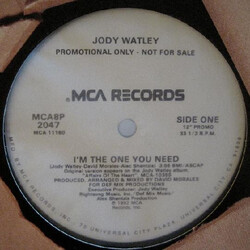 Jody Watley I'm The One You Need USED VINYL 12INCH 33 S RPM PROMO