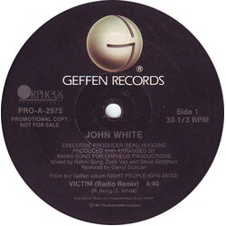 John White (2) Victim USED VINYL 12INCH 33 S RPM PROMO