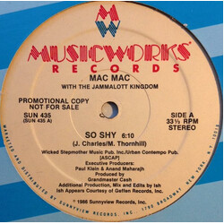Mac Mac / The Jammalott Kingdom So Shy VINYL 12" USED