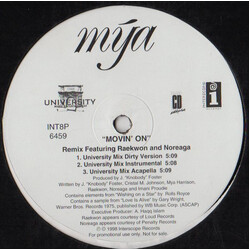 Mya Movin On (Remix) USED VINYL 12INCH 33 S RPM PROMO