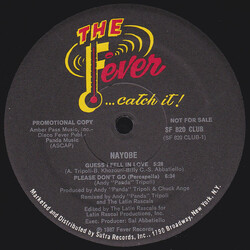 Nayobe Guess I Fell In Love USED VINYL 12INCH 33 S RPM PROMO