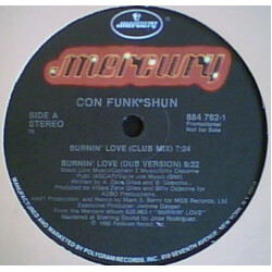 Con Funk Shun Burnin' Love USED VINYL 12INCH 33 S RPM PROMO