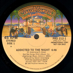 Lipps, Inc. Addicted To The Night VINYL 12" USED