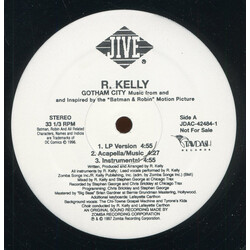 R. Kelly Gotham City (Remix) USED VINYL 12INCH 33 S RPM PROMO STEREO