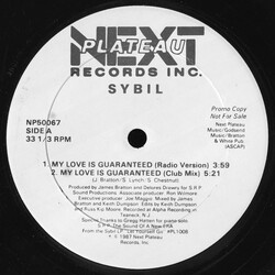 Sybil My Love Is Guaranteed (The British Remixes) USED VINYL 12INCH 33 S RPM PROMO