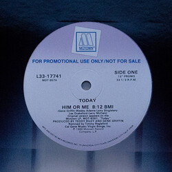 Today Him Or Me USED VINYL 12INCH PROMO