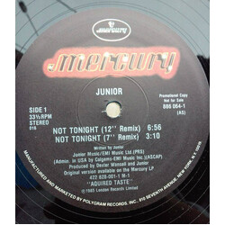 Junior (2) Not Tonight VINYL 12" USED