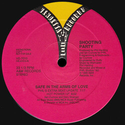 Shooting Party Safe In The Arms Of Love USED VINYL 12INCH 33 S RPM PROMO STEREO