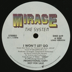 The System I Won't Let Go VINYL 12" USED
