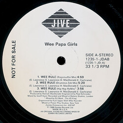 Wee Papa Girl Rappers Blow The House Down / Wee Rule USED VINYL 12INCH PROMO
