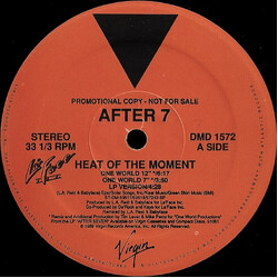 After 7 Heat Of The Moment USED VINYL 12INCH PROMO 33 S RPM