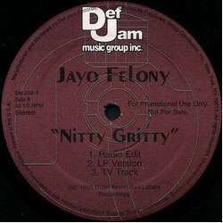 Jayo Felony Nitty Gritty / High & Angry VINYL 12" USED