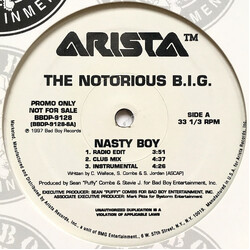 Notorious B.I.G. Nasty Boy VINYL 12" USED