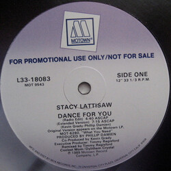 Stacy Lattisaw Dance For You VINYL 12" USED