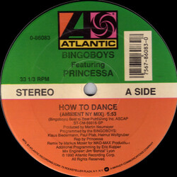 Bingoboys / Princessa (2) How To Dance VINYL 12" USED