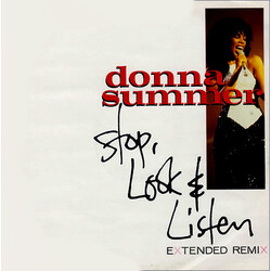 Donna Summer Stop, Look & Listen (Extended Remix) USED VINYL 12INCH 45 RPM SINGLE