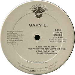 Gary Little Time (Time To Party) VINYL 12" USED