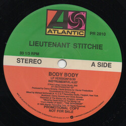 Lieutenant Stitchie Body Body USED VINYL 12INCH SINGLE 33 S RPM
