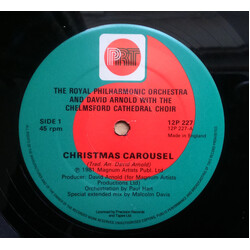 The Royal Philharmonic Orchestra / David Arnold (15) / Choir Of Chelmsford Cathedral Christmas Carousel USED VINYL 12INCH 45 RPM SINGLE