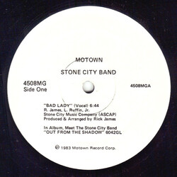 Stone City Band Bad Lady USED VINYL 12INCH 33 S RPM PROMO SINGLE