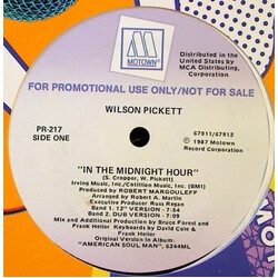 Wilson Pickett In The Midnight Hour USED VINYL 12INCH SINGLE PROMO