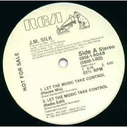 J.M. Silk Let The Music Take Control VINYL 12" USED