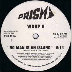 Warp 9 No Man Is An Island VINYL 12" USED