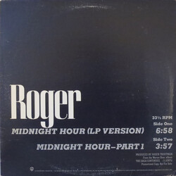 Roger Troutman Midnight Hour VINYL 12" USED
