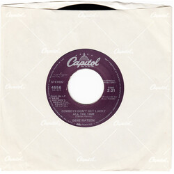 Gene Watson Cowboys Don't Get Lucky All The Time / I'd Love To Live With You Again USED VINYL 7INCH 45 RPM SINGLE STEREO