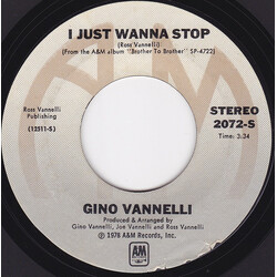 Gino Vannelli I Just Wanna Stop USED VINYL 7INCH 45 RPM SINGLE STYRENE STEREO
