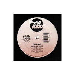 Detroyt Back To Back USED VINYL 12INCH 33 S RPM