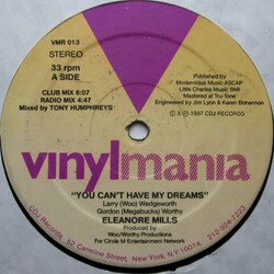 Eleanore Mills You Can't Have My Dreams USED VINYL 12INCH 33 S RPM
