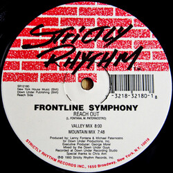 Frontline Symphony Reach Out / Love & Affection USED VINYL 12INCH 33 S RPM