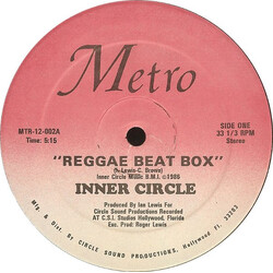 Inner Circle Reggae Beat Box USED VINYL 12INCH 33 S RPM