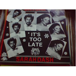 Dr. York / Sarah Dash It's Too Late VINYL 12" USED